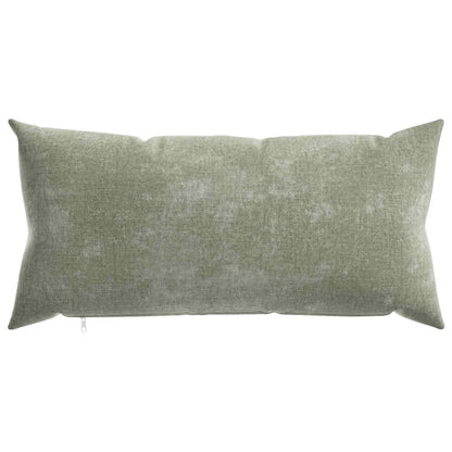Cushion Cover 12 pcs HEERLEN Green 40 x 80 cm Chenille Fabric