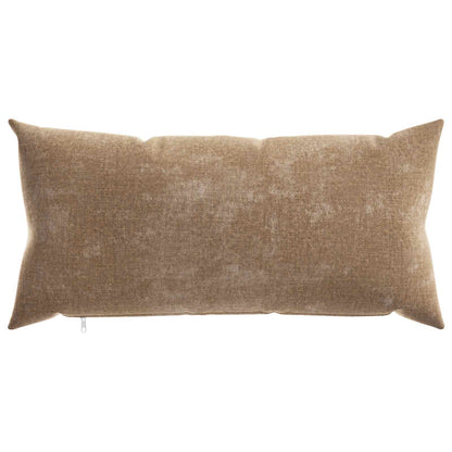 Cushion Cover 12 pcs HEERLEN Brown 40 x 80 cm Chenille Fabric