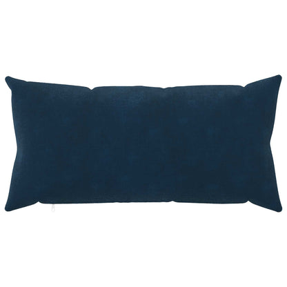 Cushion Cover 12 pcs HEERLEN Blue 40 x 80 cm Microfiber Fleece