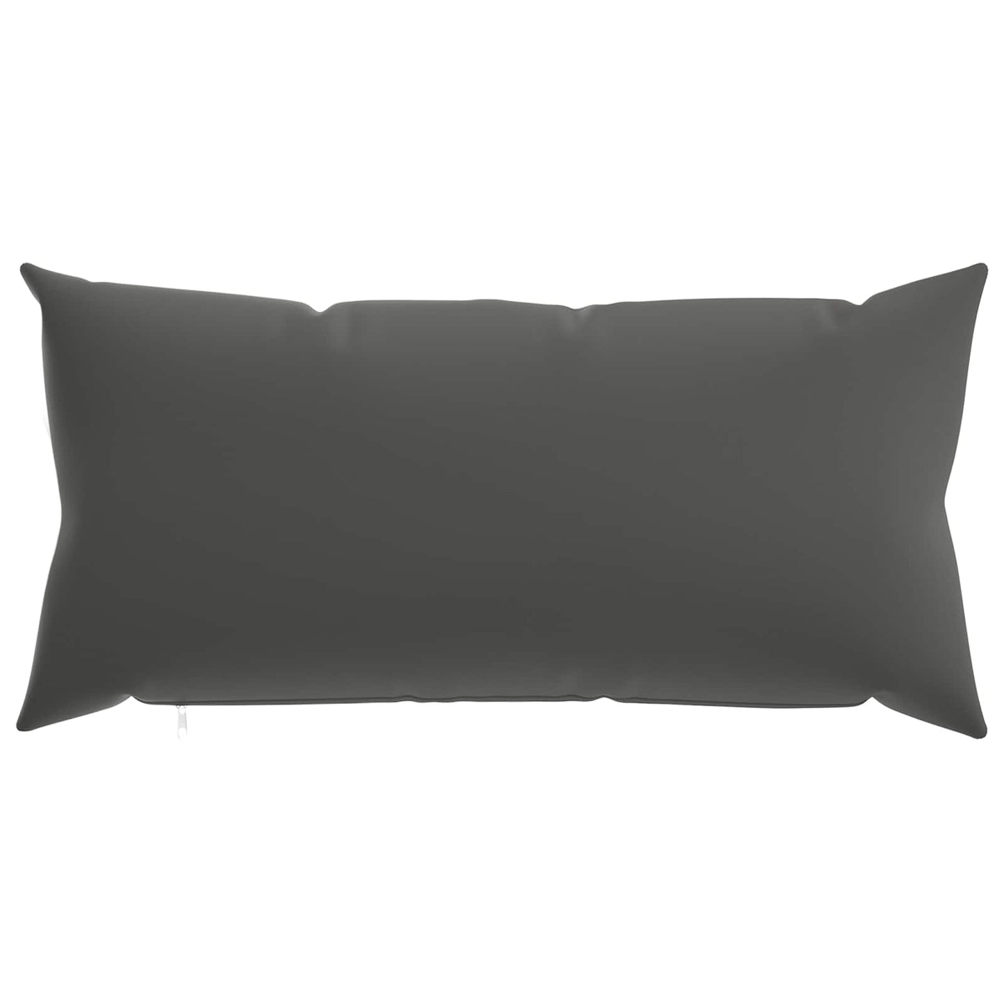 Cushion Cover 12 pcs HEERLEN Anthracite 40 x 80 cm Polyester