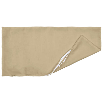 Cushion Cover 6 pcs HEERLEN Beige 40 x 80 cm Polyester