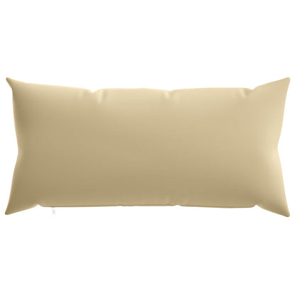 Cushion Cover 6 pcs HEERLEN Beige 40 x 80 cm Polyester