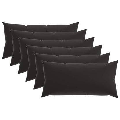 Cushion Cover 6 pcs HEERLEN Multicolour 40 x 80 cm Polyester
