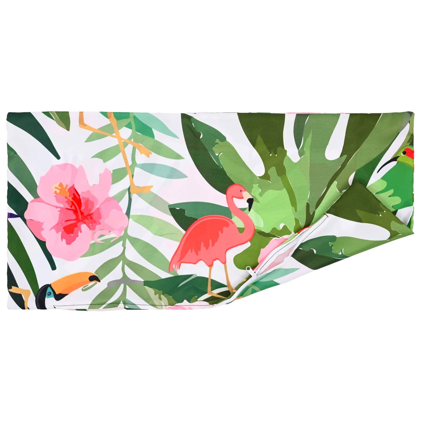 Cushion Cover 12 pcs HEERLEN Multicolour 40 x 80 cm Polyester
