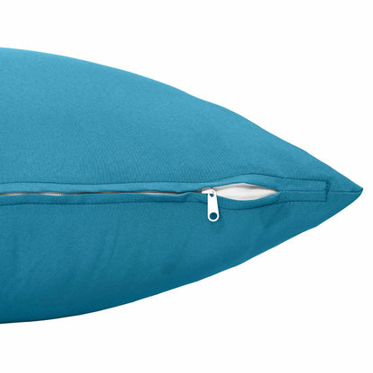 Cushion Cover 12 pcs HEERLEN Light Blue 40 x 80 cm Polyester