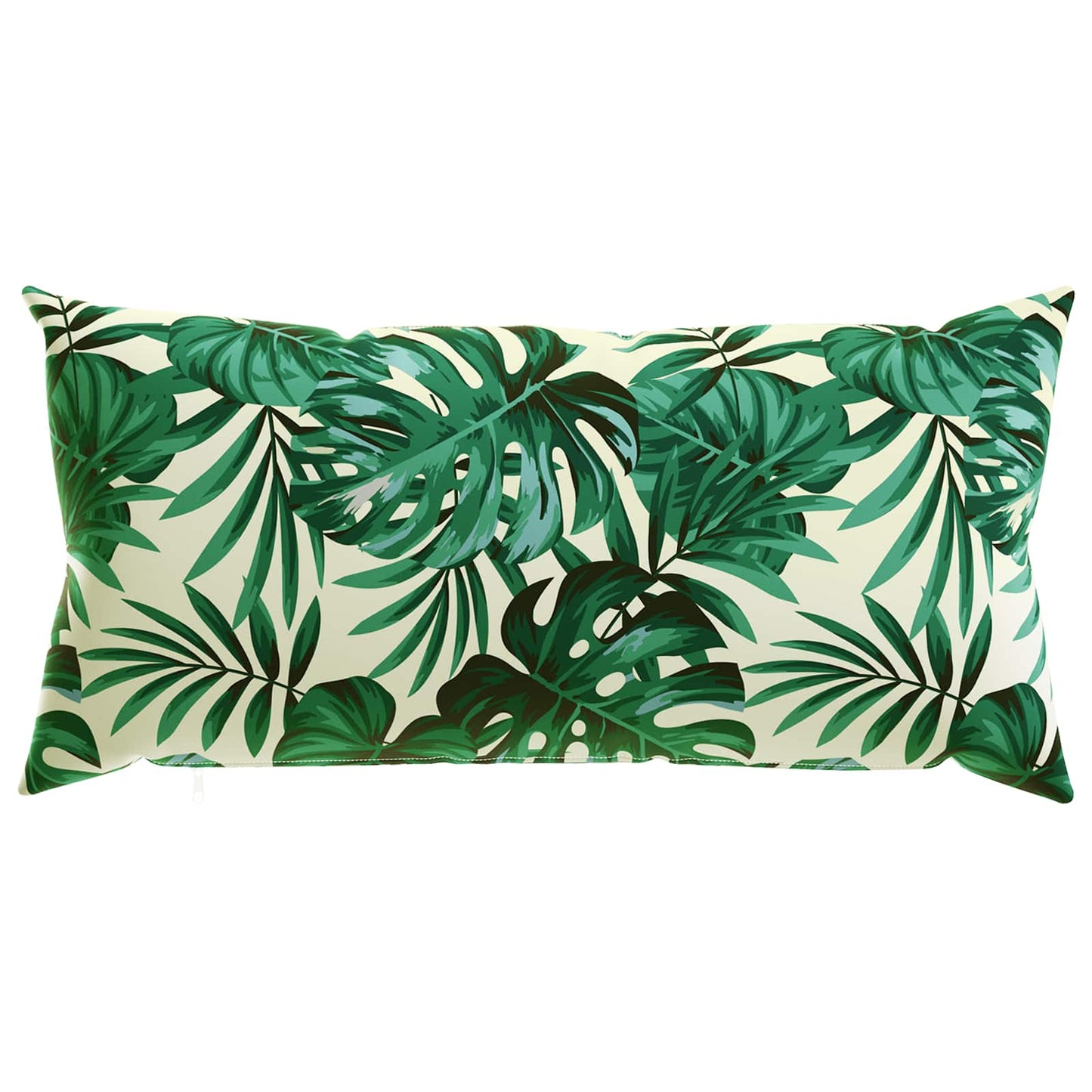 Cushion Cover 2 pcs HEERLEN Leaf Pattern 40 x 80 cm Polyester