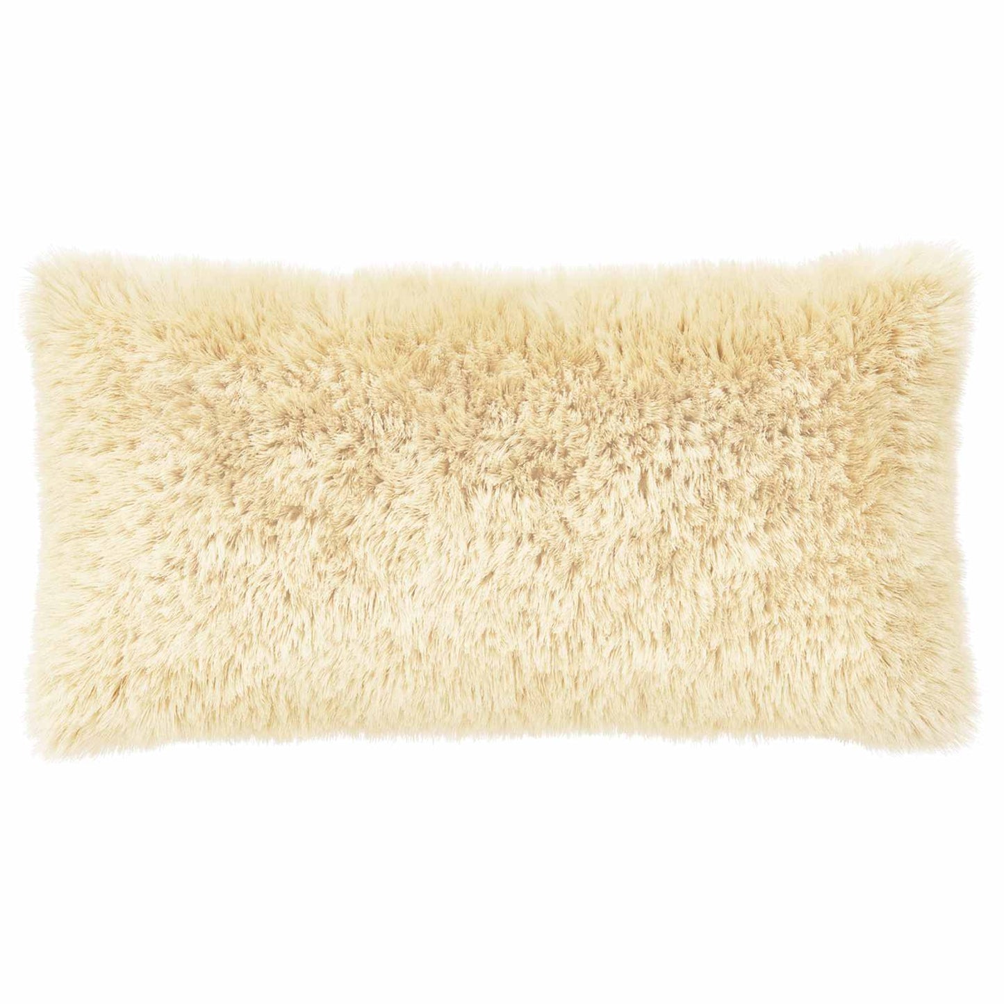 Cushion Cover 12 pcs HEERLEN Cream 40 x 80 cm PV Fleece