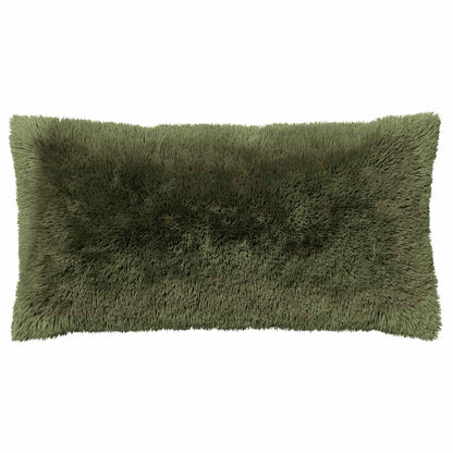 Cushion Cover 12 pcs HEERLEN Green 40 x 80 cm PV Fleece