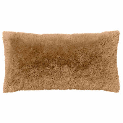 Cushion Cover 12 pcs HEERLEN Taupe 40 x 80 cm PV Fleece