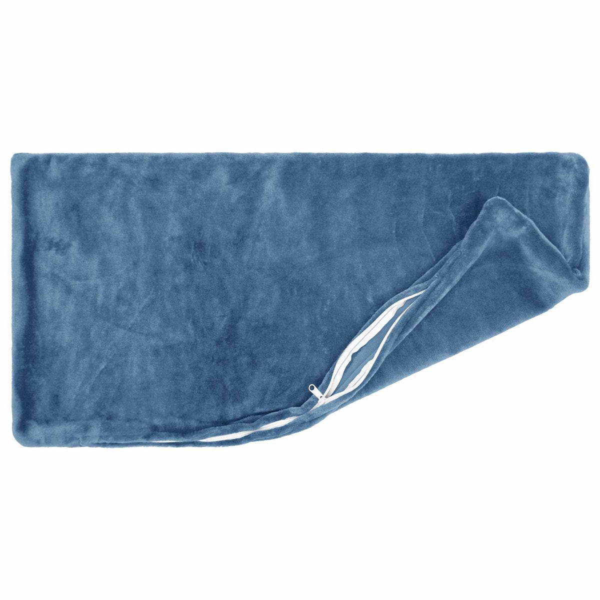 Cushion Cover 2 pcs HEERLEN Light Blue 40 x 80 cm Flannel