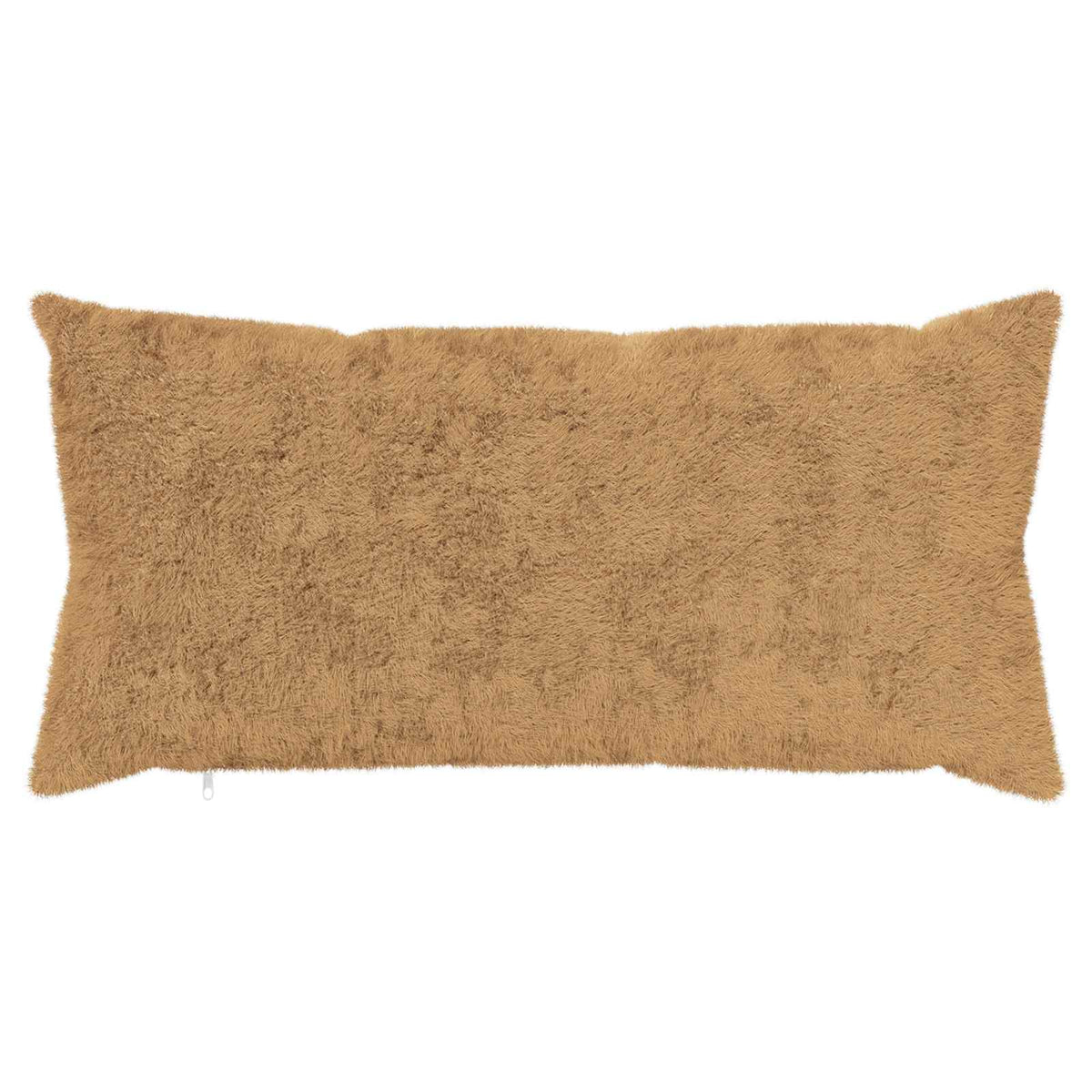 Cushion Cover 2 pcs HEERLEN Taupe 40 x 80 cm Faux Rabbit Fur
