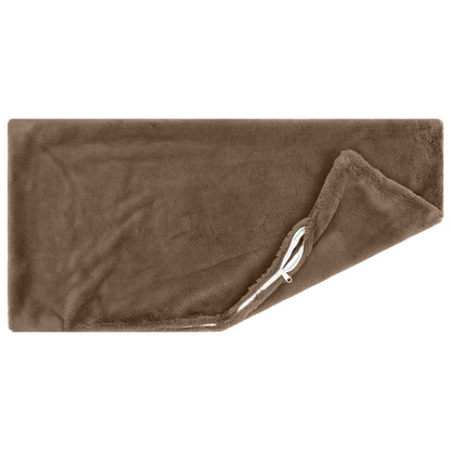 Cushion Cover 2 pcs HEERLEN Light Brown 40 x 80 cm
