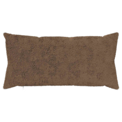 Cushion Cover 2 pcs HEERLEN Light Brown 40 x 80 cm