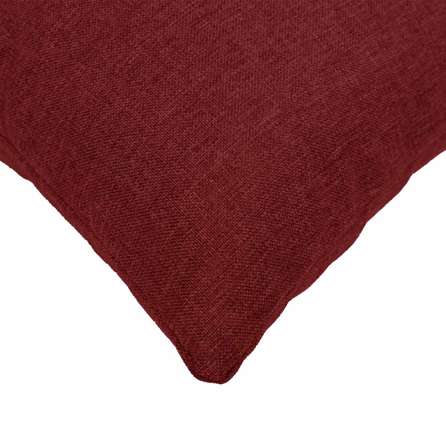 Cushion Cover 12 pcs HEERLEN Wine Red 45 x 45 cm Fabric
