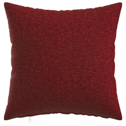 Cushion Cover 12 pcs HEERLEN Wine Red 45 x 45 cm Fabric