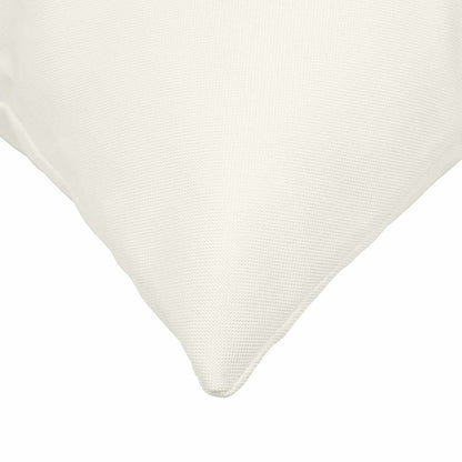 Cushion Cover 6 pcs HEERLEN White 45 x 45 cm Fabric