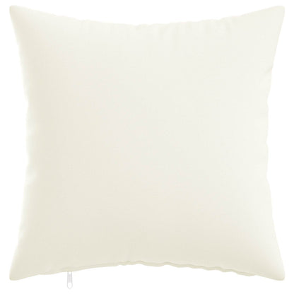 Cushion Cover 6 pcs HEERLEN White 45 x 45 cm Fabric