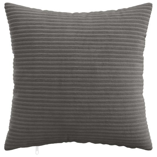 Cushion Cover 6 pcs HEERLEN Dark Grey 45 x 45 cm Corduroy