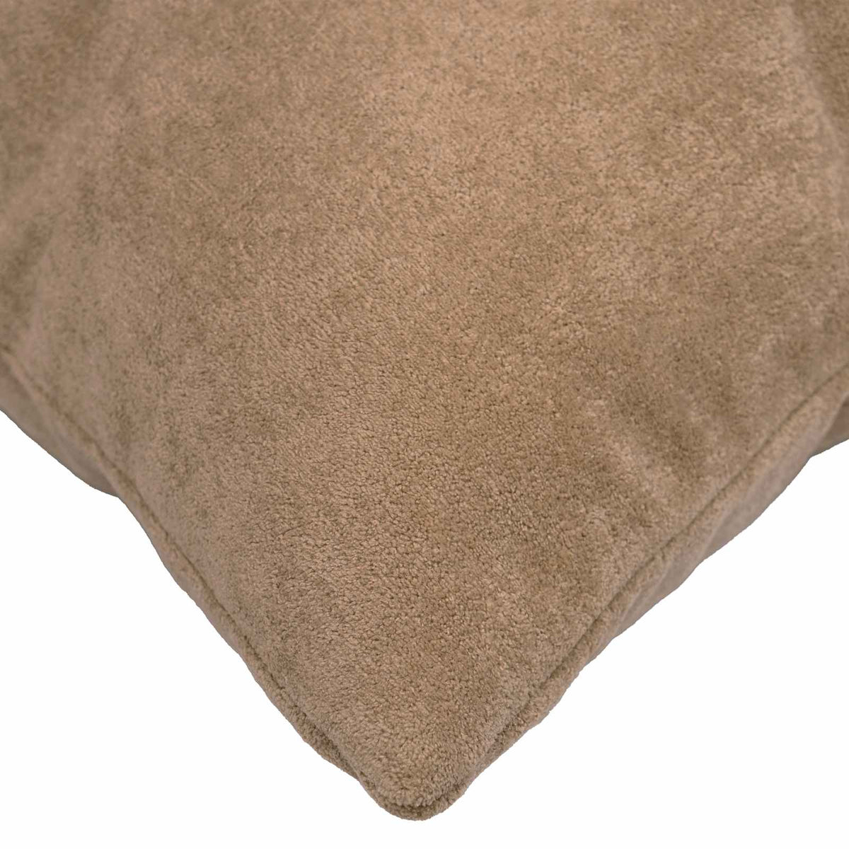 Cushion Cover 12 pcs HEERLEN Taupe 45 x 45 cm Microfiber Fleece