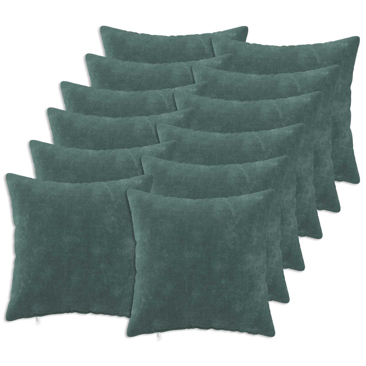 Cushion Cover 12 pcs HEERLEN Sea Blue 45 x 45 cm
