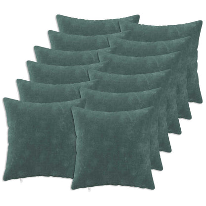 Cushion Cover 12 pcs HEERLEN Sea Blue 45 x 45 cm