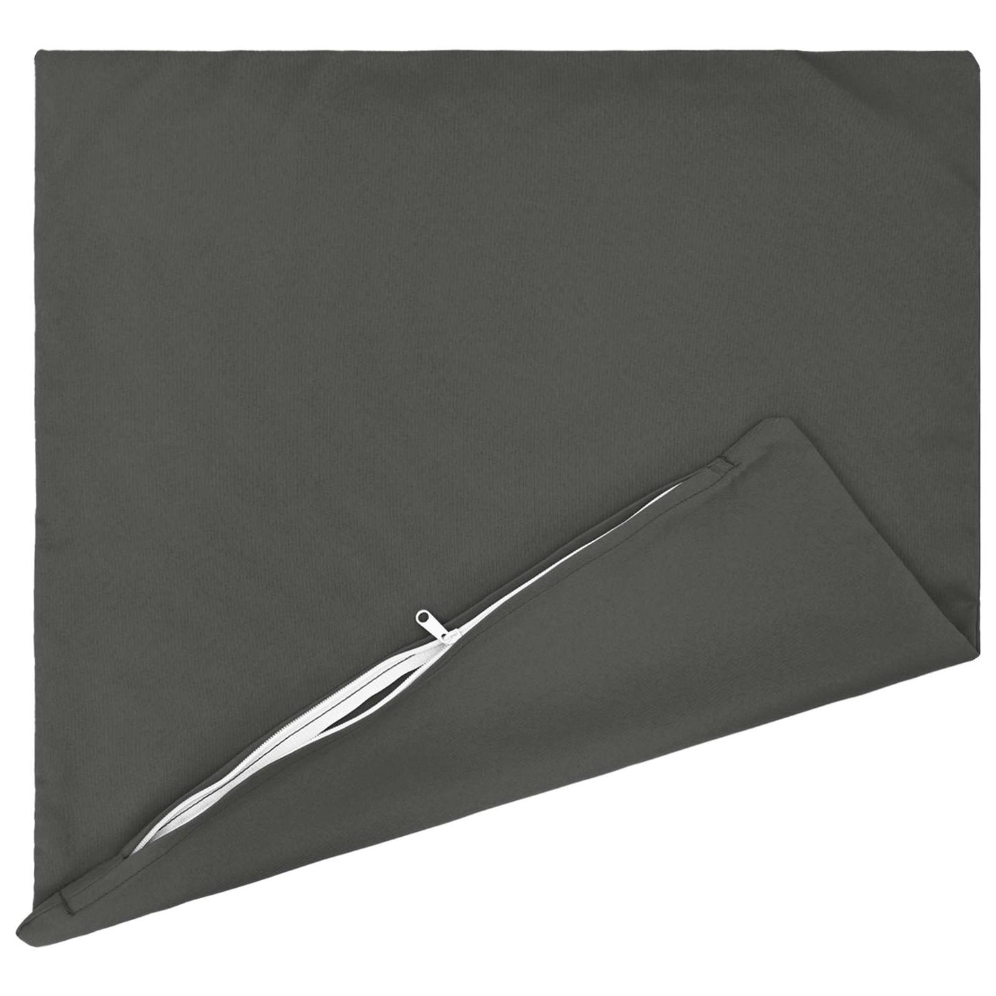 Cushion Cover 12 pcs HEERLEN Anthracite 45 x 45 cm Polyester