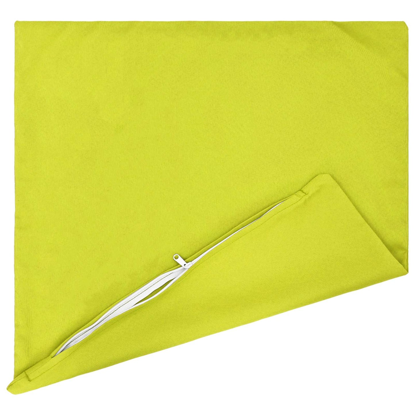 Cushion Cover 12 pcs HEERLEN Bright Green 45 x 45 cm Polyester