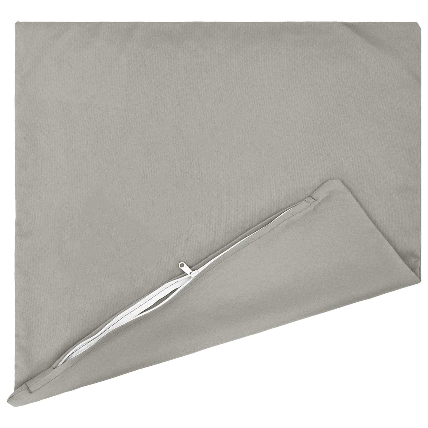 Cushion Cover 2 pcs HEERLEN Grey 45 x 45 cm Polyester