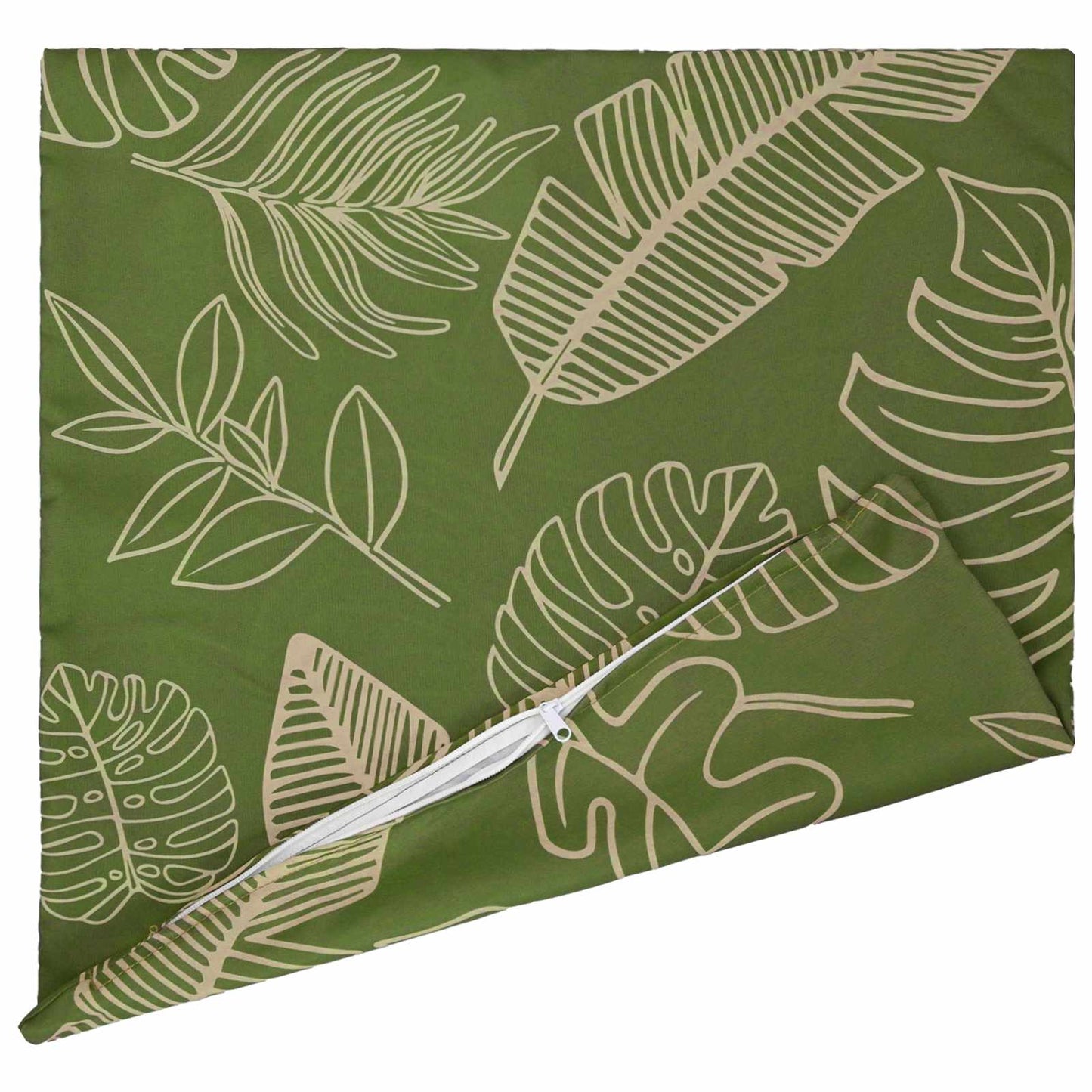 Cushion Cover 6 pcs HEERLEN Leaf Design 45 x 45 cm Polyester