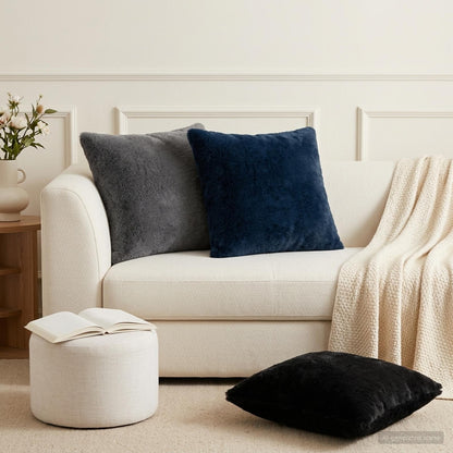Cushion Cover 6 pcs HEERLEN Navy Blue 45 x 45 cm