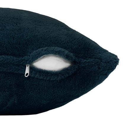 Cushion Cover 2 pcs HEERLEN Navy Blue 45 x 45 cm