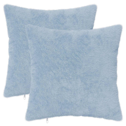 Cushion Cover 2 pcs HEERLEN Light Blue 45 x 45 cm