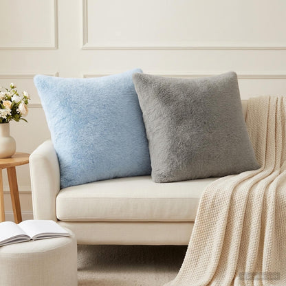 Cushion Cover 12 pcs HEERLEN Light Grey 50 x 50 cm