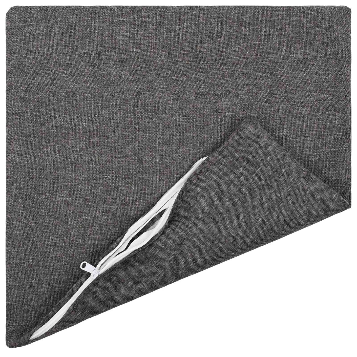 Cushion Cover 6 pcs HEERLEN Light Grey 50 x 50 cm Fabric