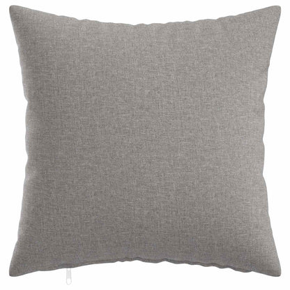 Cushion Cover 12 pcs HEERLEN Cloud Grey 50 x 50 cm Fabric