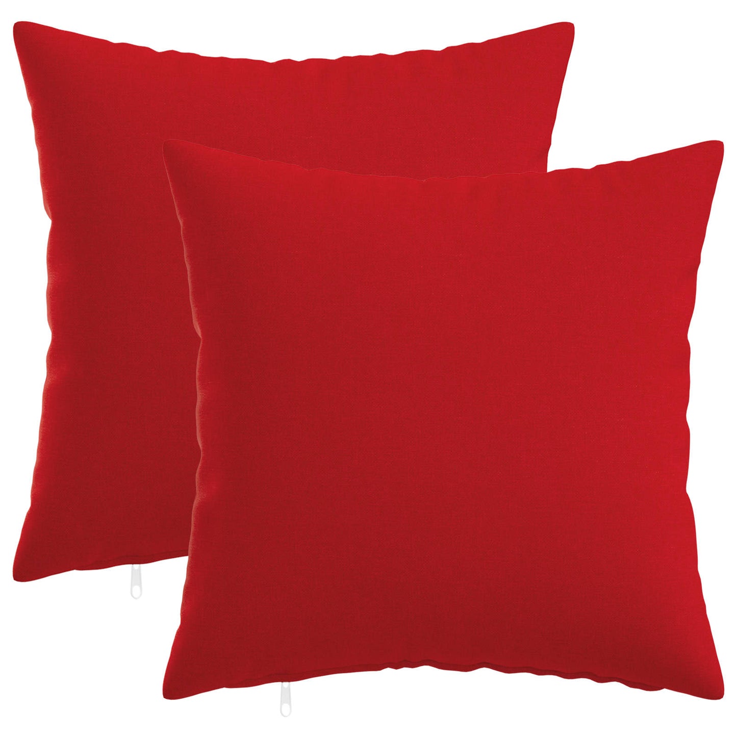 Cushion Cover 2 pcs HEERLEN Red 50 x 50 cm Fabric