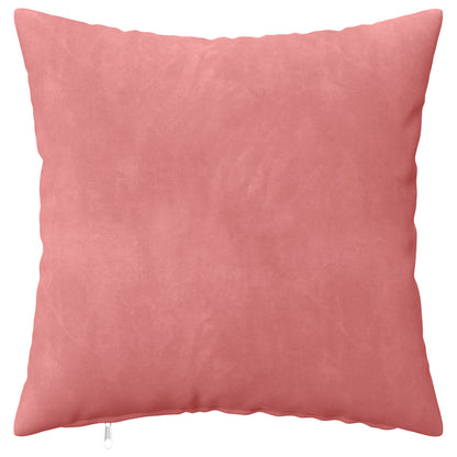 Cushion Cover 6 pcs HEERLEN Pink 50 x 50 cm Velvet
