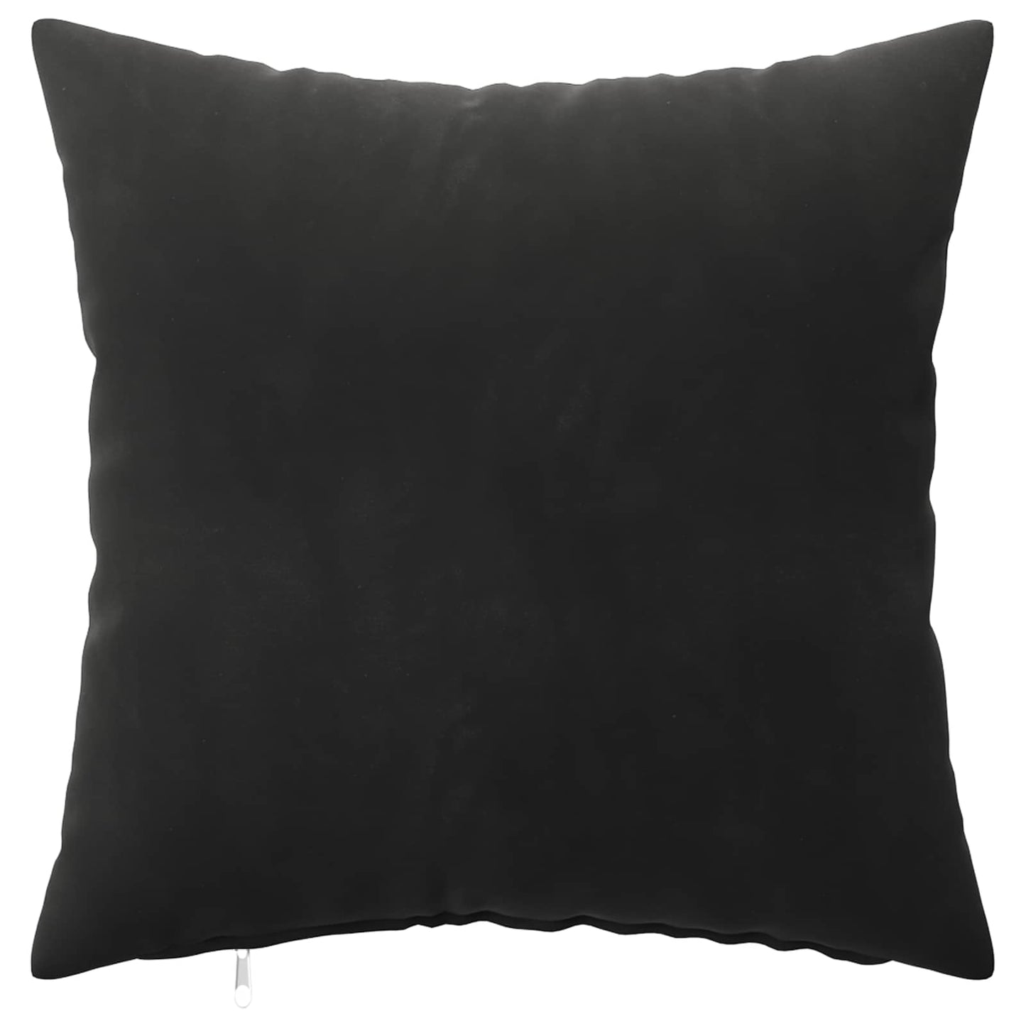 Cushion Cover 6 pcs HEERLEN Black 50 x 50 cm Velvet