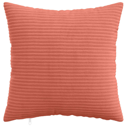 Cushion Cover 12 pcs HEERLEN Red Orange 50 x 50 cm Corduroy