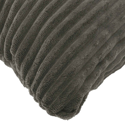 Cushion Cover 2 pcs HEERLEN Anthracite 50 x 50 cm Corduroy