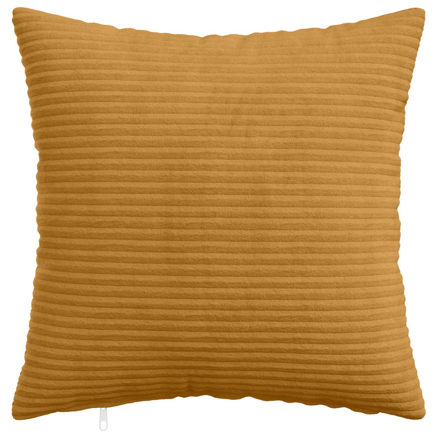 Cushion Cover 12 pcs HEERLEN Yellow 50 x 50 cm Corduroy