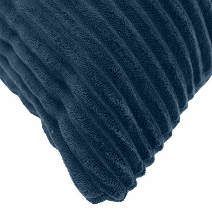 Cushion Cover 12 pcs HEERLEN Navy Blue 50 x 50 cm Corduroy