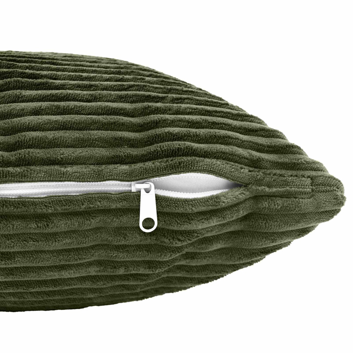 Cushion Cover 6 pcs HEERLEN Green 50 x 50 cm Corduroy