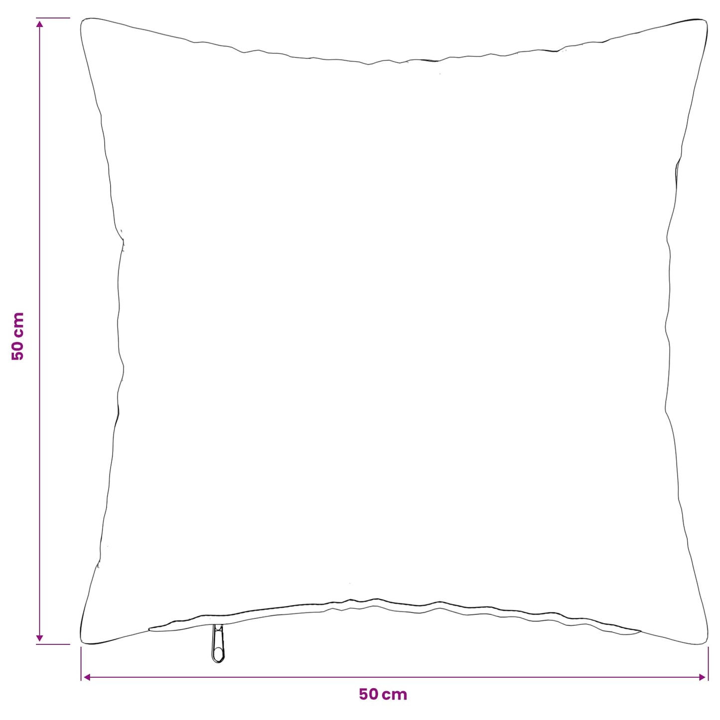 Cushion Cover 2 pcs HEERLEN Dark Grey 50 x 50 cm Bouclé