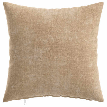 Cushion Cover 12 pcs HEERLEN Taupe 50 x 50 cm Chenille Fabric
