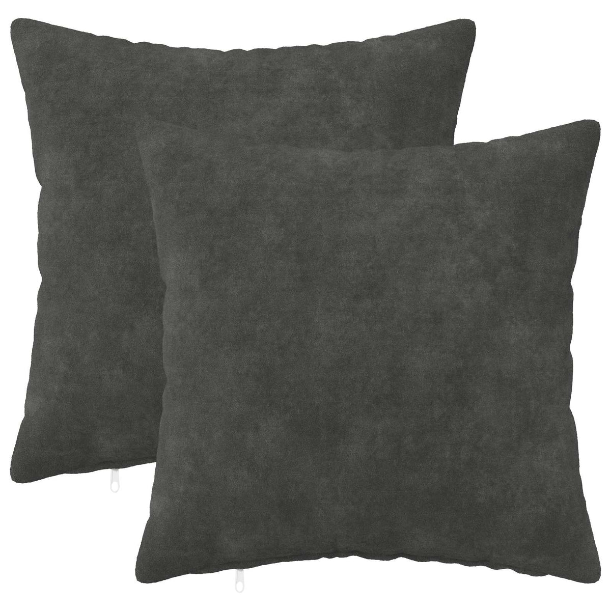 Cushion Cover 2 pcs HEERLEN Anthracite 50 x 50 cm