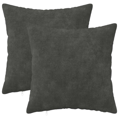 Cushion Cover 2 pcs HEERLEN Anthracite 50 x 50 cm
