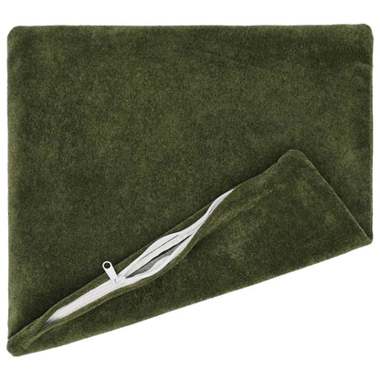 Cushion Cover 6 pcs HEERLEN Green 50 x 50 cm Microfiber Fleece
