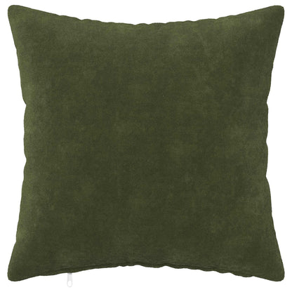 Cushion Cover 6 pcs HEERLEN Green 50 x 50 cm Microfiber Fleece