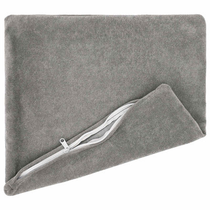 Cushion Cover 2 pcs HEERLEN Light Grey 50 x 50 cm